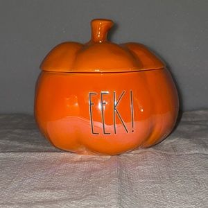 Rae Dunn EEK Luster Pumpkin Canister
